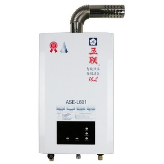 五聯 ASE-L601 智慧恆溫強制排氣熱水器 水量伺服器 智能恆溫 強制排氣 16L 老品牌, ASE-L601熱水器(瓦斯桶), ASE-L601熱水器(瓦斯桶)