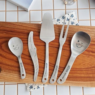 [요리하는남자들] 국내산 윙커 스텐 키친툴 주방 요리 도구, 1개, 밥주걱(소)