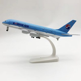20cm A380 대한항공 모형 F WWSS AIR 에어버스 1 160 A 보잉 LED, 1개
