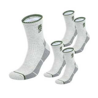 네파 남성용 하이브리드 쿠션 미들삭스 5켤레 세트, 라이트그레이, 1세트