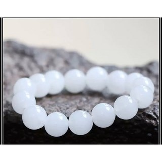 《泓潤》天然和田白玉 白玉手珠 和田白玉手珠 8m 手珠 天然白玉 羊脂和田玉
