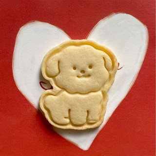 해피멍 쿠키커터 강아지 동물 애견 쿠키 간식 만들기, 1개