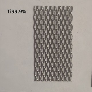 과학 연구 실험 도구용 맞춤형 고순도 메쉬 마름모 구멍 인장 및 전극 1개, 2x200x500mm, 20)1Pcs