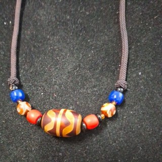 西藏老天珠項鍊 22公分 老天珠項鍊 獨特設計 男女適用