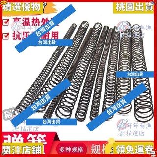 精選優品 五金彈簧大 壓縮彈簧 壓力彈簧 大小迴位 300長壓簧 強力機械 減震簧 DPOX, 2.0*10*300毫米 1個,長度都是30公分【可剪短使用】