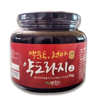 약초인 맥문동 천마 약도라지고 대용량 도라지청 약도라지 기관지 건강, 1kg, 1개, 1개입