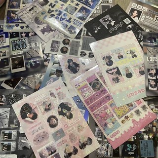 臺灣出貨-boynextdoor韓泰山韓東旼貼紙書隨心配可許願風格, 10張