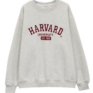 上衣 女 寬鬆中長款 長袖圓領春秋衛衣 韓版BF慵懶風