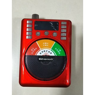 金正 擴音器 功能齊全 插卡/USB/收音機/錄音/麥克風/耳機, 標題內介紹, 如圖所示