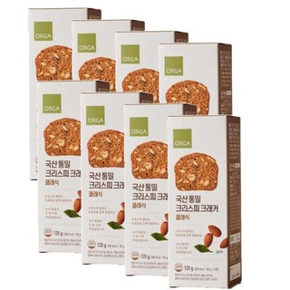 올가 국산 통밀 크리스피 크래커 클래식, 120g, 8개