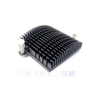光華CUMA散熱精品*捷藝 /急凍王 晶片散熱片 JACS50 改裝南/北橋散熱片 (弧形)現貨，有效降低晶片溫度，提升電腦效能, 1個