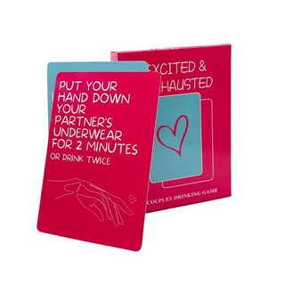 情侶飲酒遊戲醉酒慾望紙牌遊戲，派對助興，情侶感情升溫必備, 1個