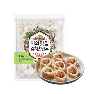 이화맛집김치손만두 1.5kg, 2개