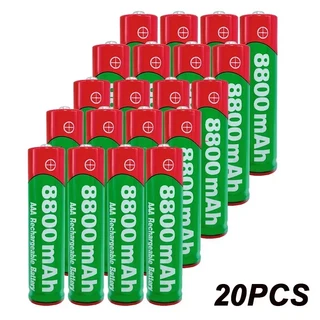 1.5V AAA 배터리 충전식 8800mAh 네오알칼라인 전동 공구에 운동 에너지를 공급하는 데 사용, 06 20PCS