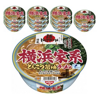 NISSIN 日清 麵NIPPON橫濱家系豚骨醬油拉麵 119g, 12入