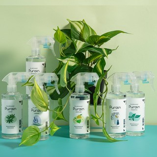 퓨레인 항균탈취제 - 피마자유 포화지방산으로 만든 식물성 탈취 스프레이(300ml), 레몬, 1개, 300ml