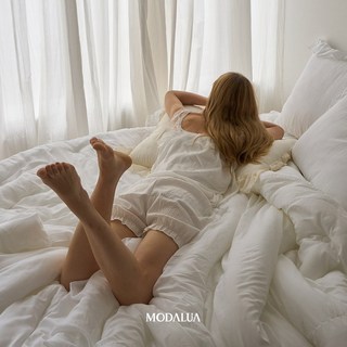 [공식인증] 에그룸 하이엔드 텐셀모달100% 프릴 차렵이불 4color