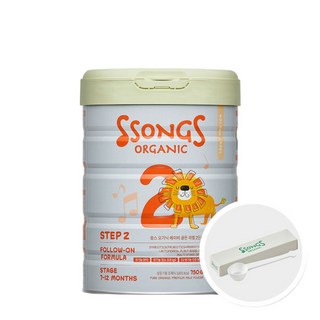 쏭스오가닉 베이비 골든라벨 유기농분유 2단계 750g 1캔 + 20ml스쿱증정, 1개