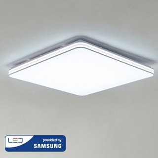 케이시조명 국산 LED 하이엔 거실등 삼성 칩셋 천장등 플리커프리 100W 120W 통거실