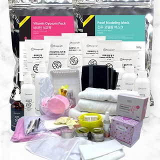 2025년 뷰피플 피부자격증 실기재료 풀세트 58종 (화장품19종+소도구39종), 가방미포함, 77, 1개