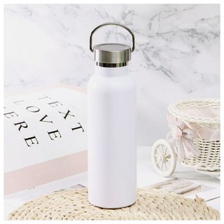 투데이 이중스텐 보온병 1L 화이트, 1개