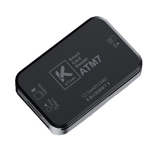 KTnet ATM7 U C多合一晶片讀卡機 支援多卡通訊錄編輯 雙介面高速傳輸 白色／黑色兩色可選, 白色, 1個