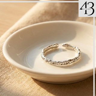 可調節開口紋理戒指
