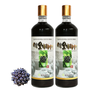 5년숙성 야생 오가피 열매 효소 발효액 엑기스, 2개, 700ml