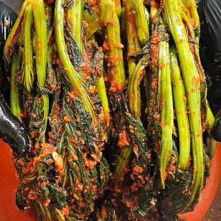 [무료배송]전라도식 엄마손맛 여수 돌산 갓김치, 3kg, 1개