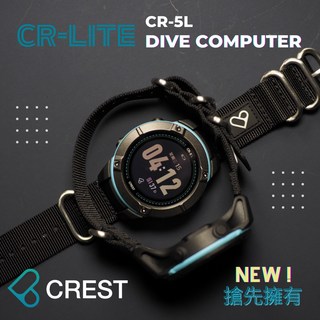 CREST CR-LITE CR-5L 潛水電腦錶, 黑