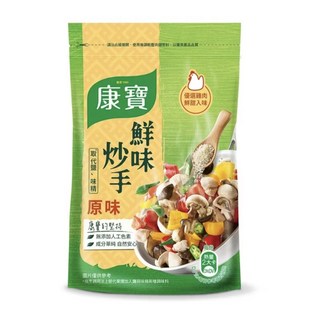 康寶鮮味炒手原味，取代鹽、味精，成分單純，自然安心，提升料理風味, 500g, 1個