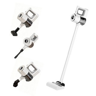 SmartGo 다용도 무선 청소기 핸디 청소기 흡입력이 강한 16000pa 가정용 휴대용 청소기, 화이트