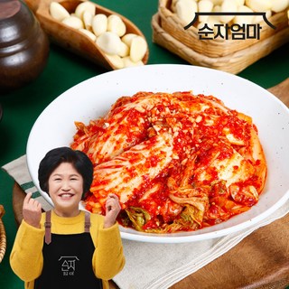 순자엄마 국산 칼국수 마늘김치 겉절이, 1개, 500g