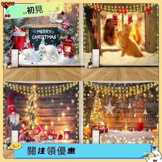 台灣出貨 發票 耶誕節日壁爐掛毯裝飾布床上背景掛布ins耶誕節牆布壁飾ins風, 10,150x200（桃皮絨）