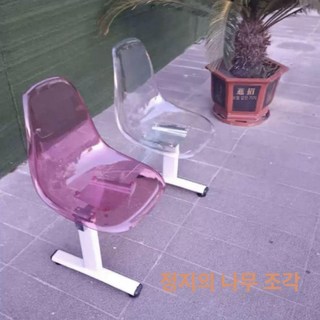 버스정류장 의자 야외 벤치 투명 야구장 웨이팅 대기 공원