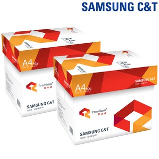 삼성 복사용지 레드 A4 80g 2Box 5000매, 2박스