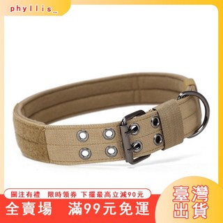 臺灣出貨 超結實大型犬狗狗項圈 中型犬金毛馬犬猛犬脖套 防脫拴大狗土狗脖圈, 黑色,M(20-50斤), 1個