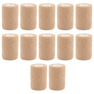 12개입 자가접착 밴드7.5cm 스포츠붕대, 베이지, 12개