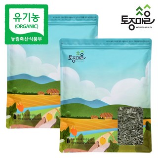 [토종마을] 국산 유기농 쑥 건쑥 말린쑥 쑥차 참쑥, 2개