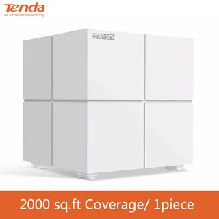 Tenda MW6 Nova 홈 메쉬 무선 와이파이 시스템 11AC 2.4G/5.0GHz 5G 라우터 및 리피터 앱 원격 관리, 3) add UK plug adapter  1pcs n, 1개