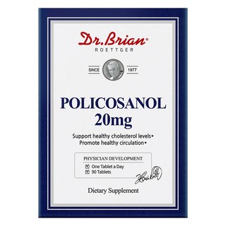 Dr.Brian ROETTGER Policosanol 20mg 錠劑, 1個, 90錠