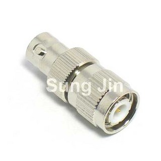 [폴리에이브이] SJ BNC(암) to TNC(수) 정심형 변환 어댑터-고압용, 상세내용표시, 1개