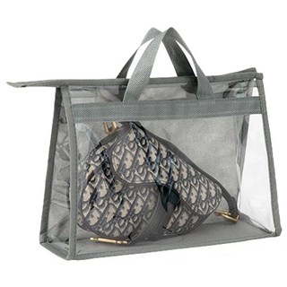 包包防塵收納袋, 5種尺寸 防潮防塵 PVC材質 透明手提收納袋, S, 3個裝, 1組