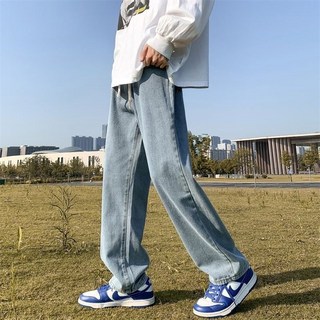 牛仔褲男 復古牛仔褲 寬鬆牛仔褲 直筒褲 男 牛仔長褲 闊腿褲男 寬褲男 牛仔寬褲男 寬鬆長褲 直筒牛仔褲男 寬版牛仔褲