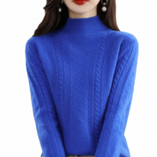 그리내 여성 프리사이즈 8컬러 겨울필수템 반목니트 목티 보들보들 니트티셔츠