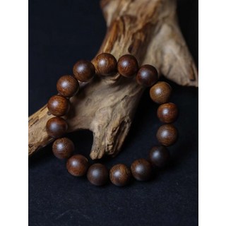 沉香 天珠 越南 芽莊 棋楠 百福天珠, 如圖, 1個