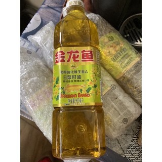 台灣現貨 金龍魚 營養強化維生素A 純香菜籽油 900ml, 1個