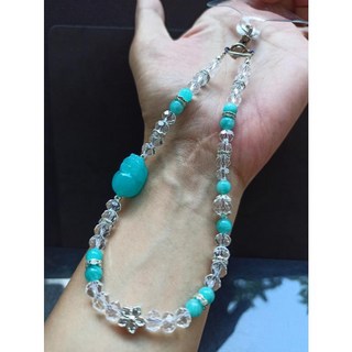 天河石 貔貅 手機吊飾 鑰匙圈 掛飾, 1個