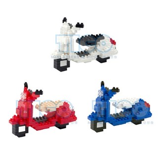 TICO微型積木交通工具系列(3款) - 迷你積木玩具，培養空間概念與創造力, 1個, Multicolor