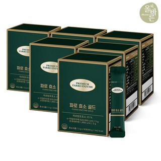 올바른 파로 효소 골드, 90g, 6개